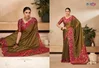 Juliet Chiffon Vol 29 By Vipul Black Rangoli Printed Saree 
